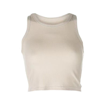 Tank Top Plain Cropped