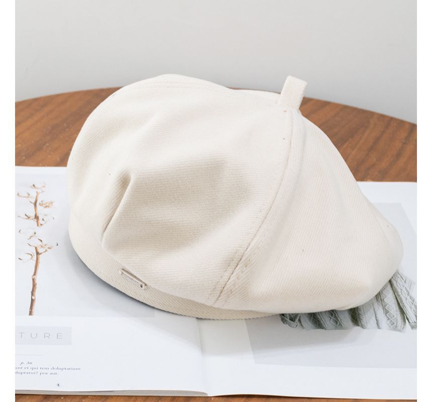 Sample Metal Tag Beret