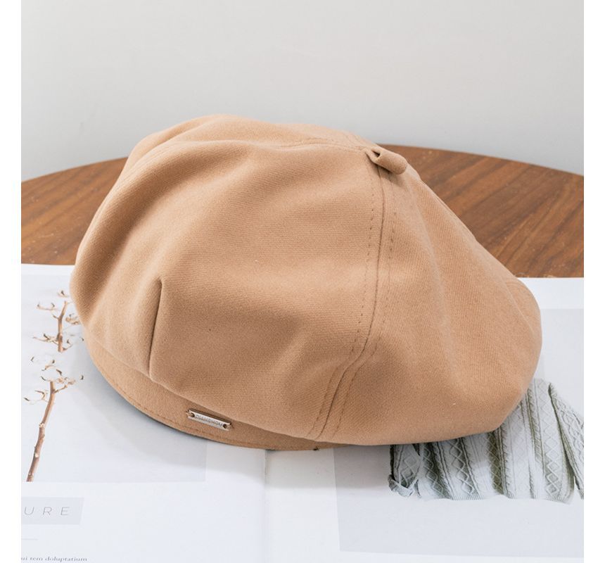 Sample Metal Tag Beret