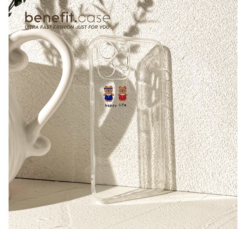 Sample Bear Transparent Phone Case