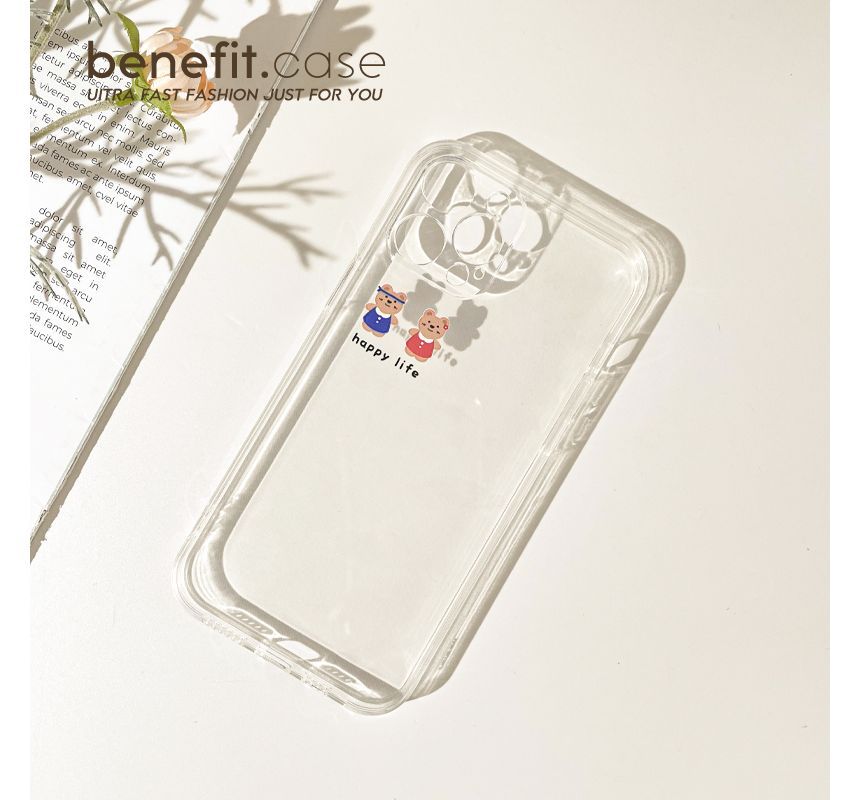 Sample Bear Transparent Phone Case