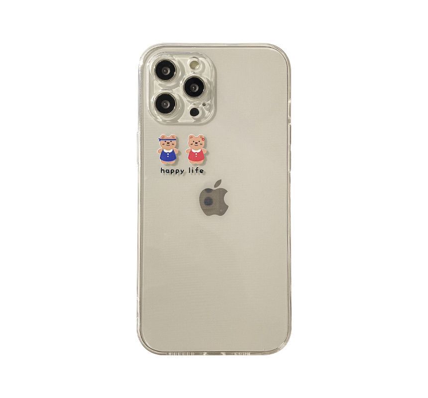 Sample Bear Transparent Phone Case
