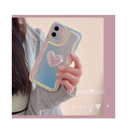 Sample Heart Hologram Phone Case