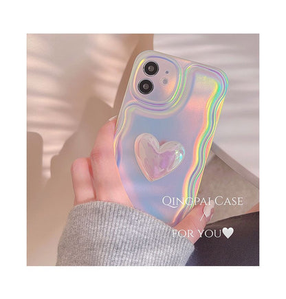 Sample Heart Hologram Phone Case