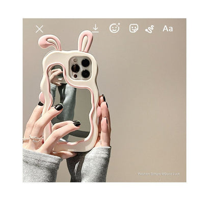 Sample Rabbit Mirrored Phone Case