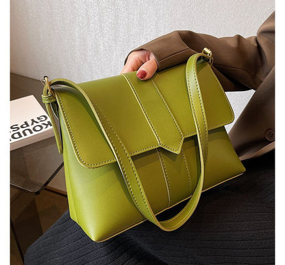 Leather Faux Shoulder Bag