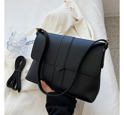 Leather Faux Shoulder Bag