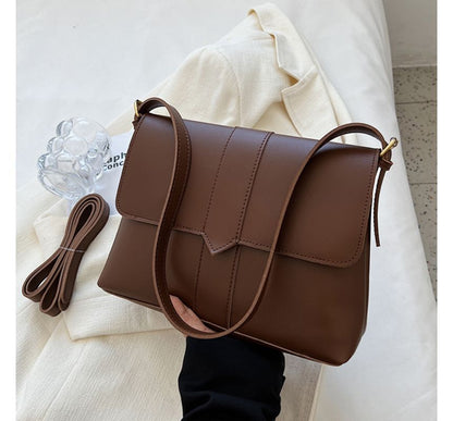 Leather Faux Shoulder Bag