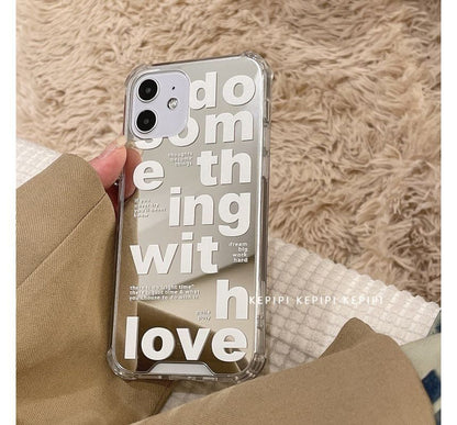 Sample Lettering Mirrored Phone Case