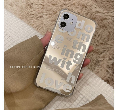 Sample Lettering Mirrored Phone Case