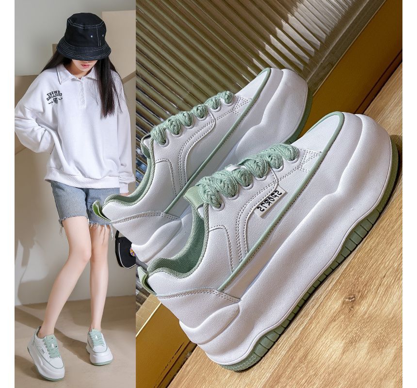 Up Platform Lace Sneakers