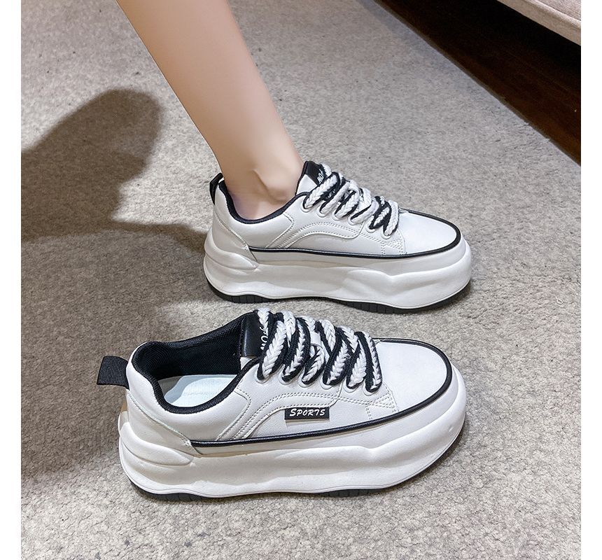 Up Platform Lace Sneakers