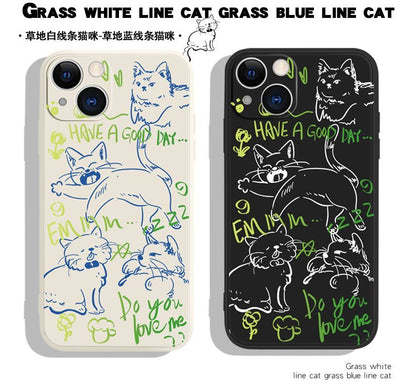 Sample Cat Print Phone Case
