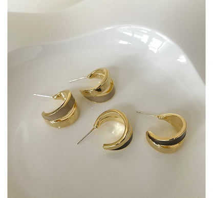 Sample Alloy Open Hoop Earring