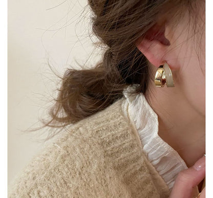 Sample Alloy Open Hoop Earring