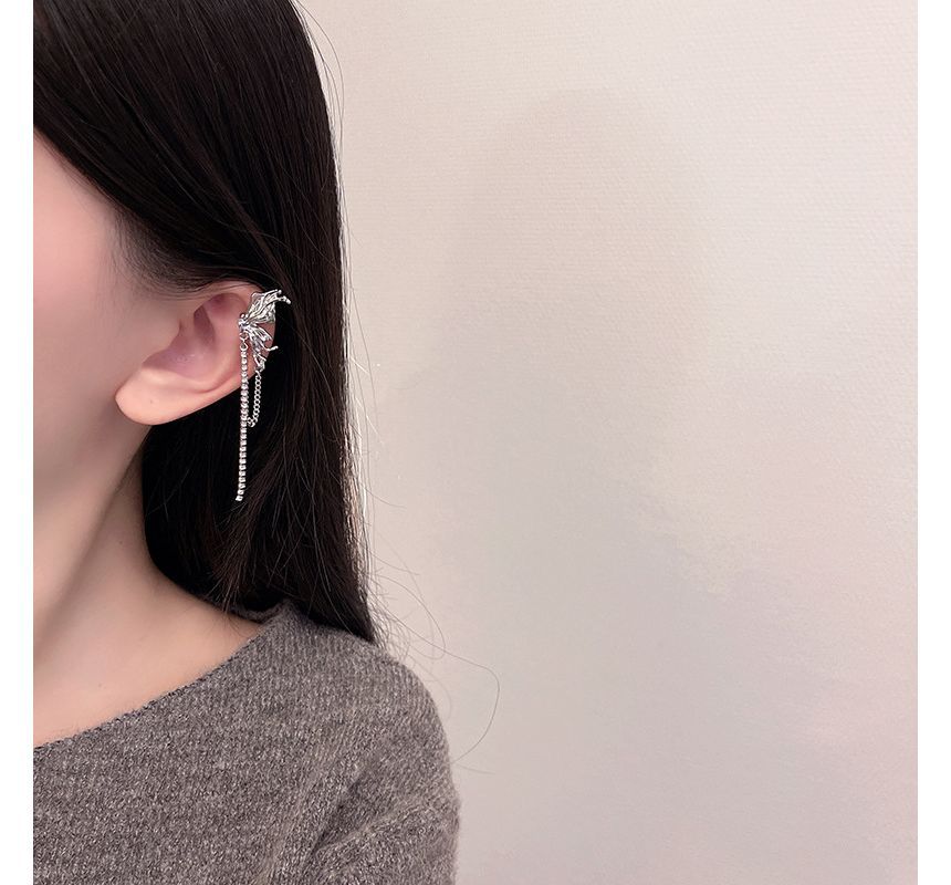 Butterfly Ear Cuff Chained