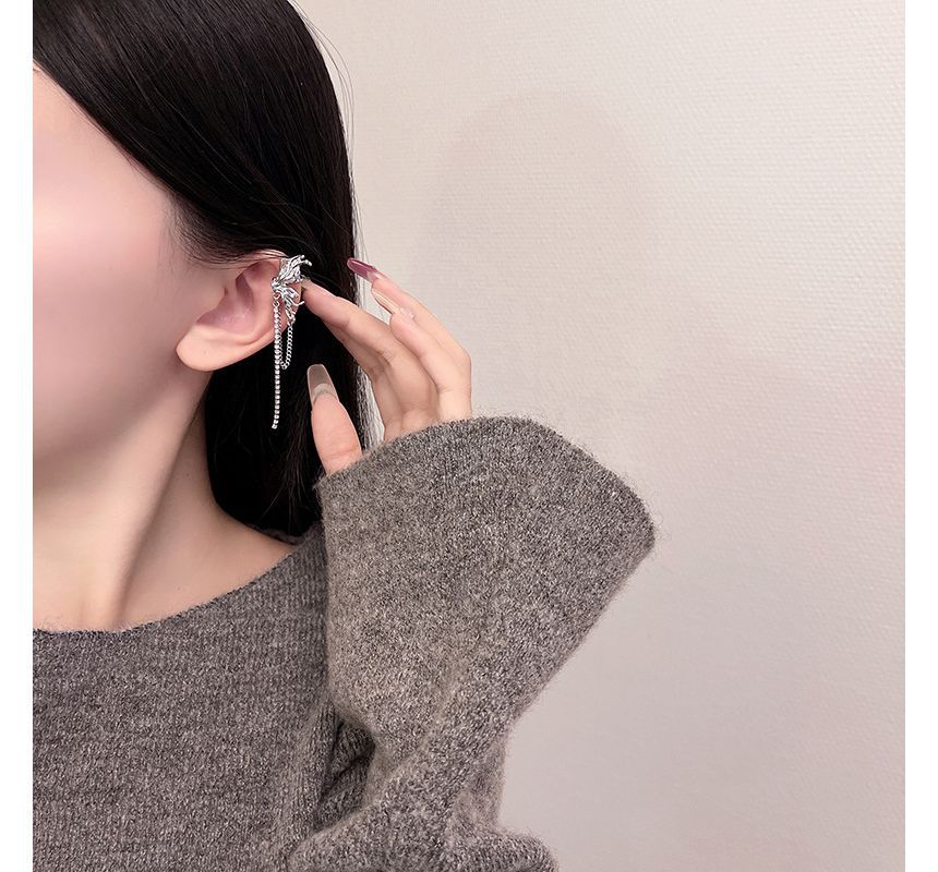 Butterfly Ear Cuff Chained
