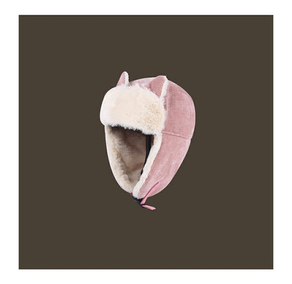 Hat Trapper Cat Chenille Ear