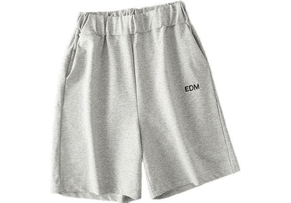 High Shorts Letter Waist Embroidered