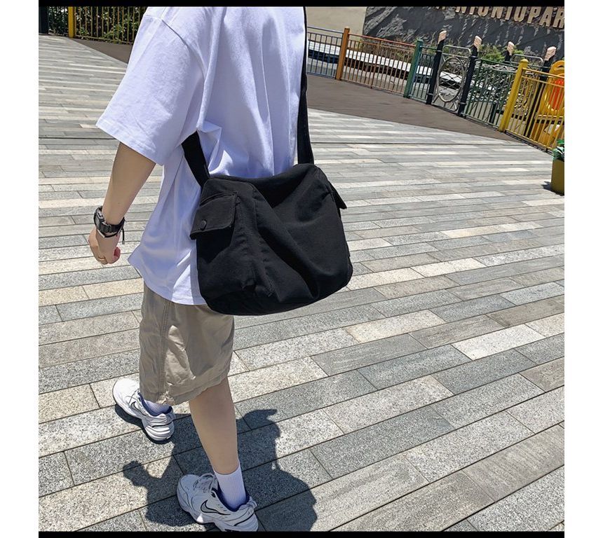 Canvas Crossbody Bag Plain