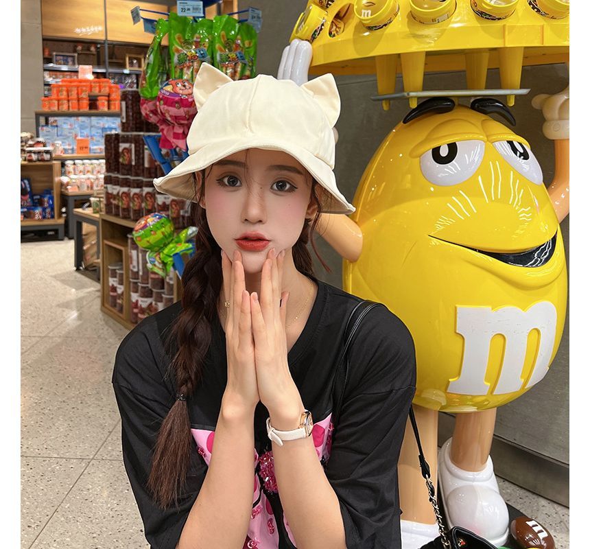 Sample Cat Ear Bucket Hat