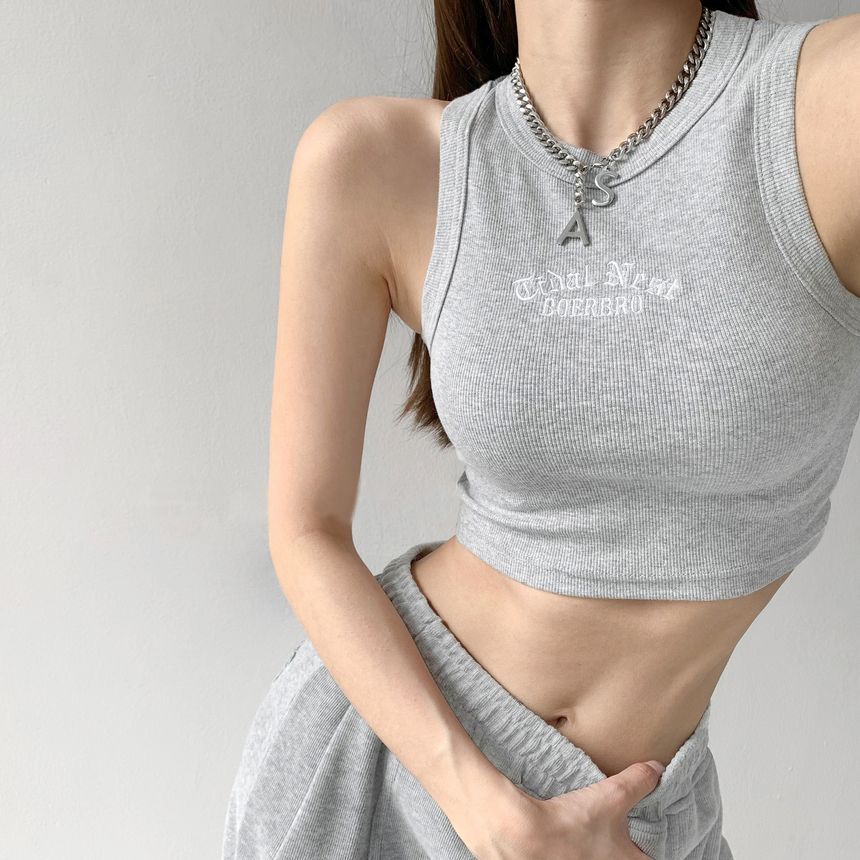 Lettering Tank Top