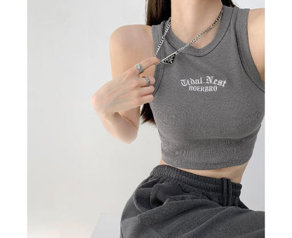 Lettering Tank Top