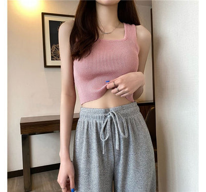 Neck Top Tank Square Plain