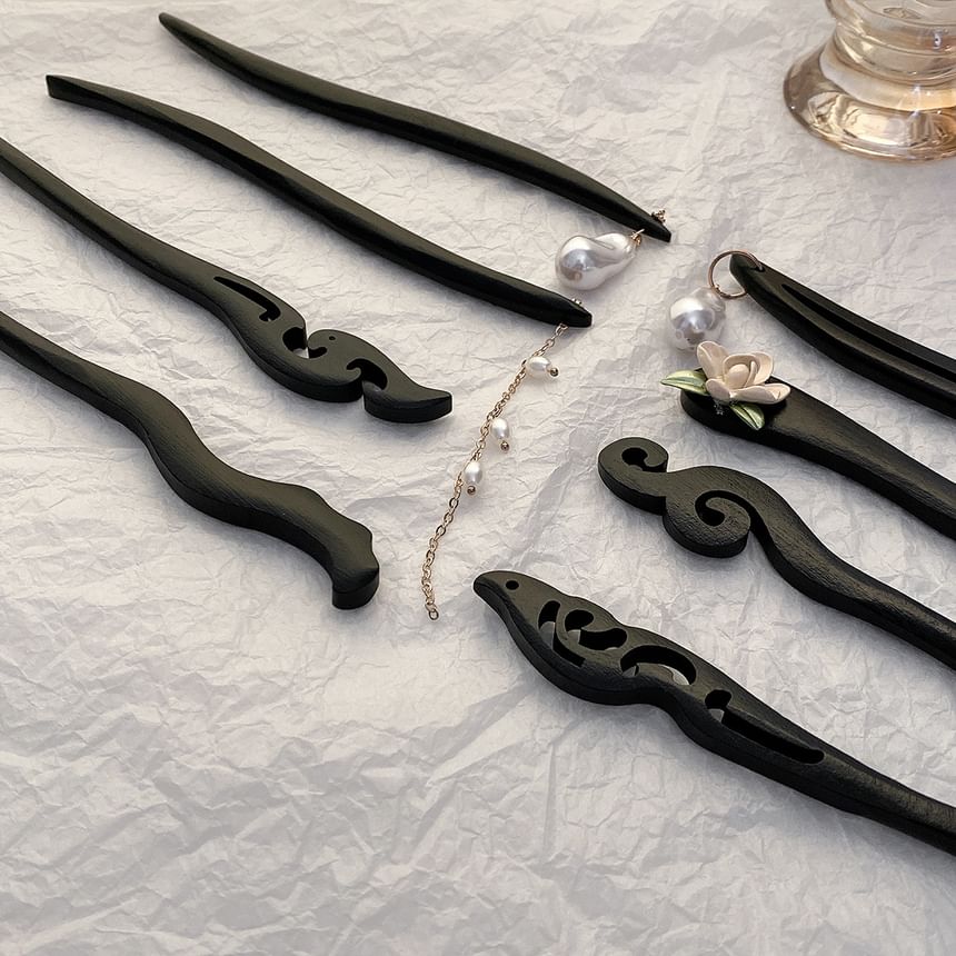 Sample Wooden Hair Stick (various designs)