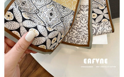 Scarf Print Silk
