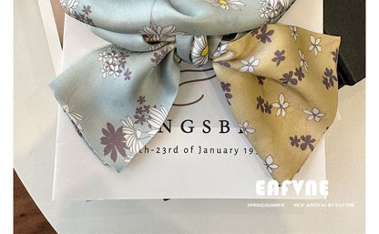 Silk Scarf Floral