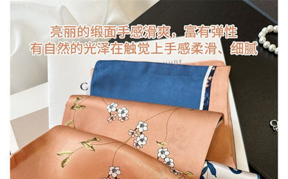 Silk Scarf Floral