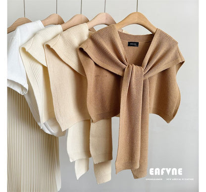 Plain Shawl Knit