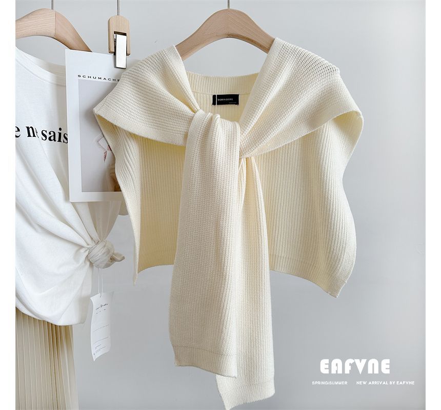 Plain Shawl Knit