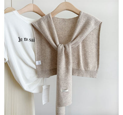 Applique Knit Shawl