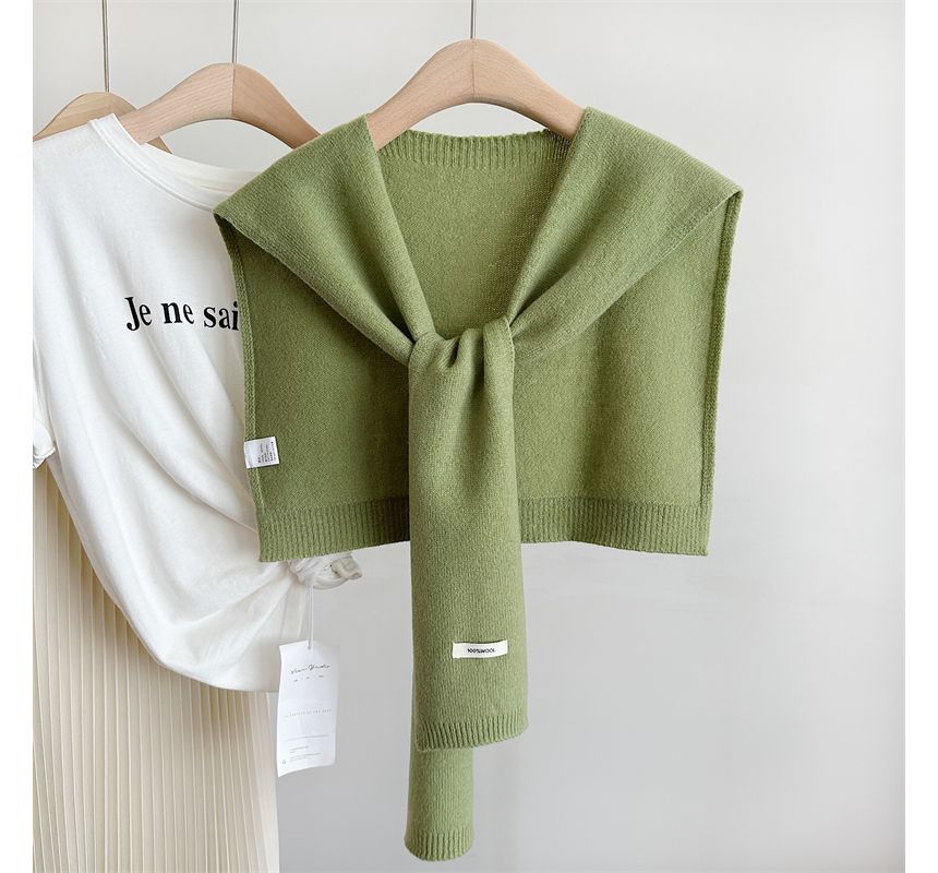 Applique Knit Shawl