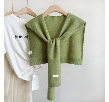 Applique Knit Shawl