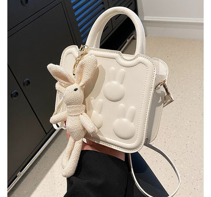 Rabbit Crossbody Faux Bag Top Handle Leather