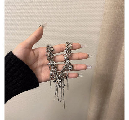 Choker Fringed Star Alloy