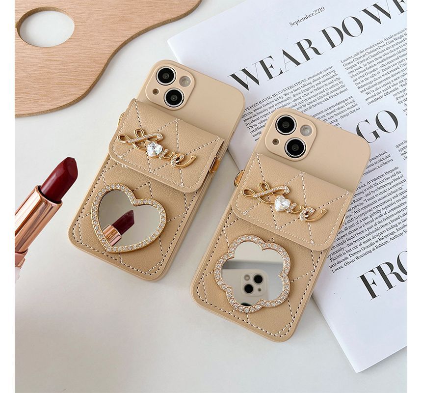 Mirrored Card Holder Phone Case