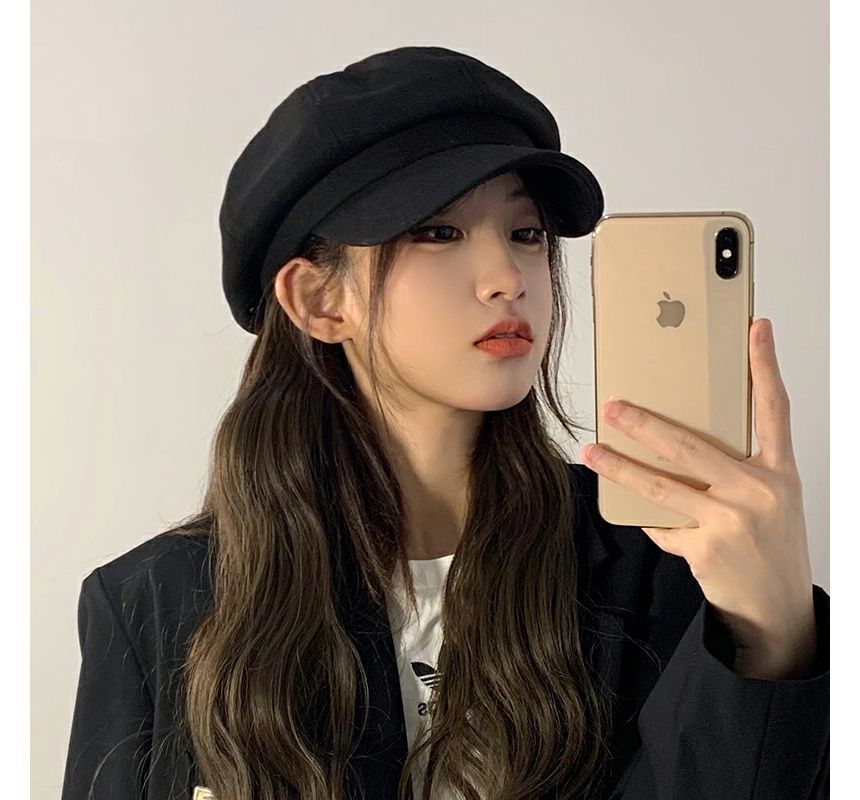 Cap Beret Plain