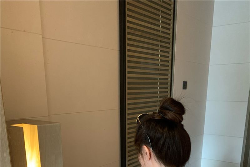 Two-Tone Dress Midi Sleeveless Slim-Fit