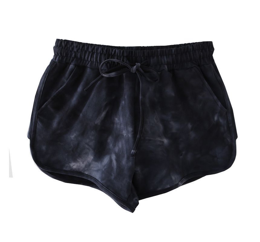 Pants Dye Hot Waist Tie Drawstring