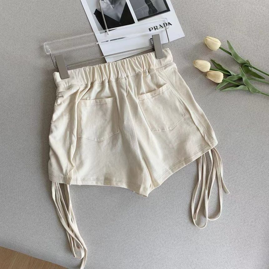 Plain Pants Mid Rise Hot