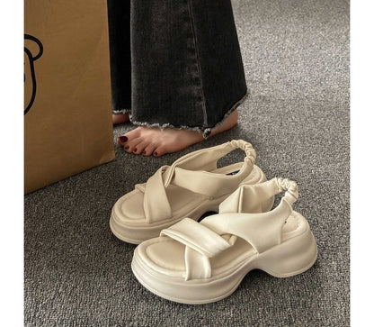 Sandals Knot Platform Slingback