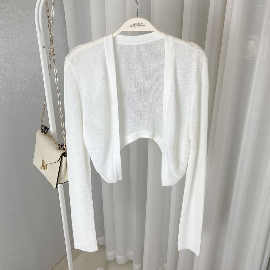 Cardigan Plain Bolero