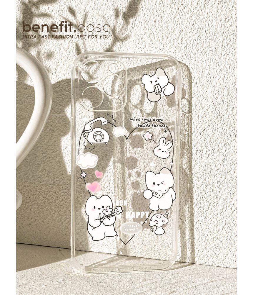 Rabbit Transparent Phone Case