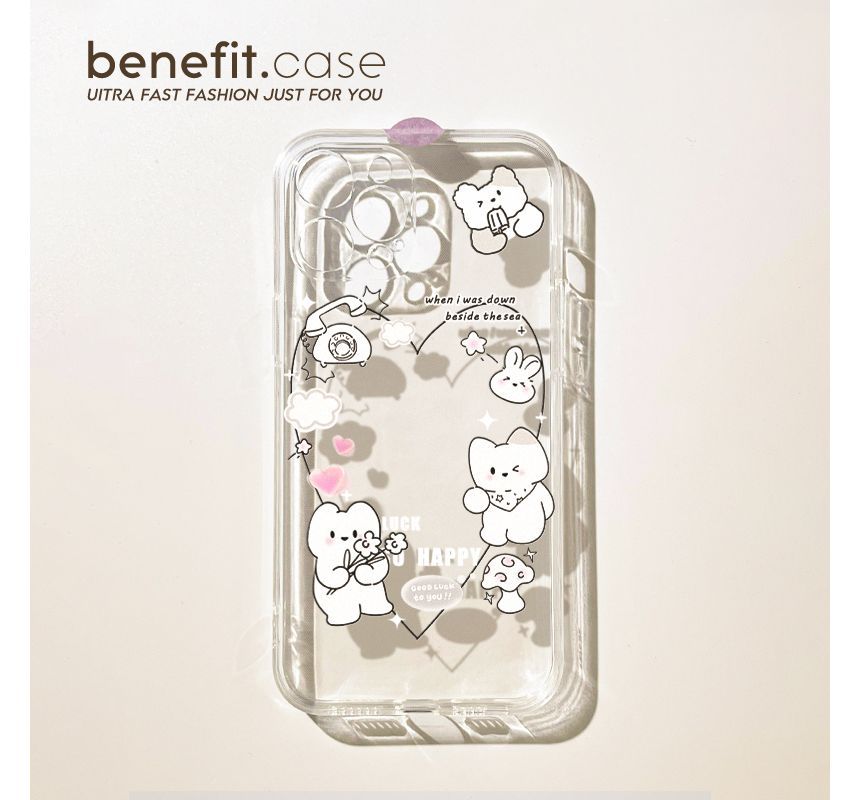 Rabbit Transparent Phone Case