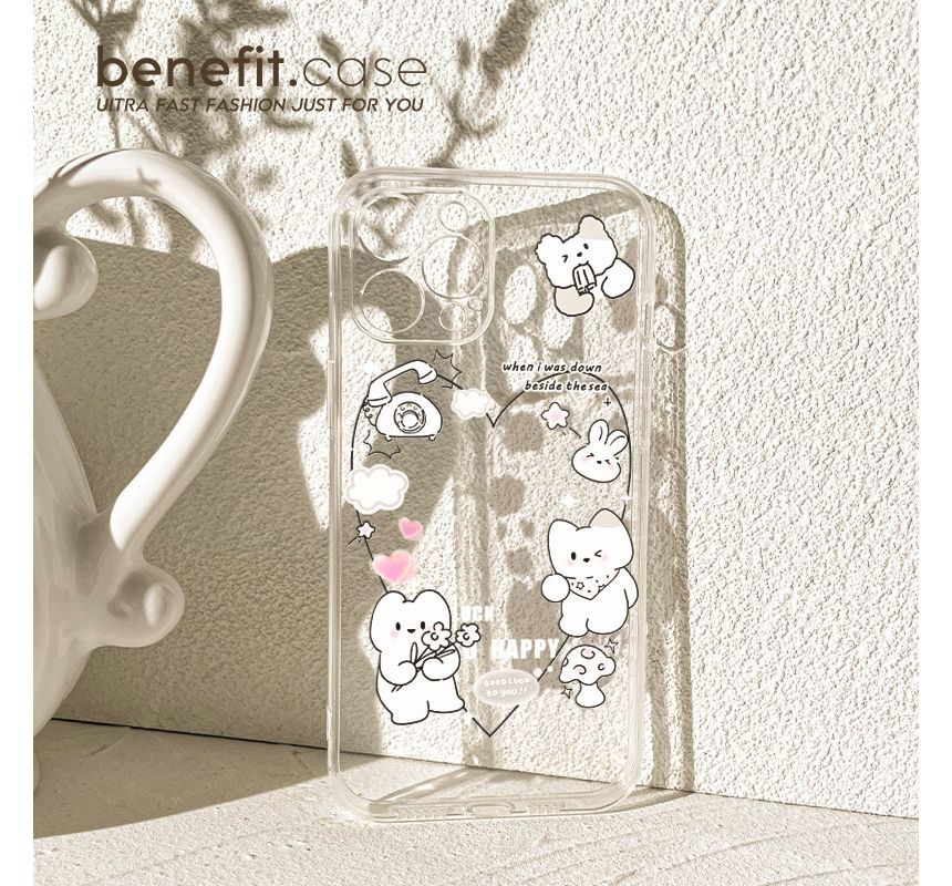 Rabbit Transparent Phone Case
