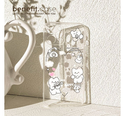 Rabbit Transparent Phone Case